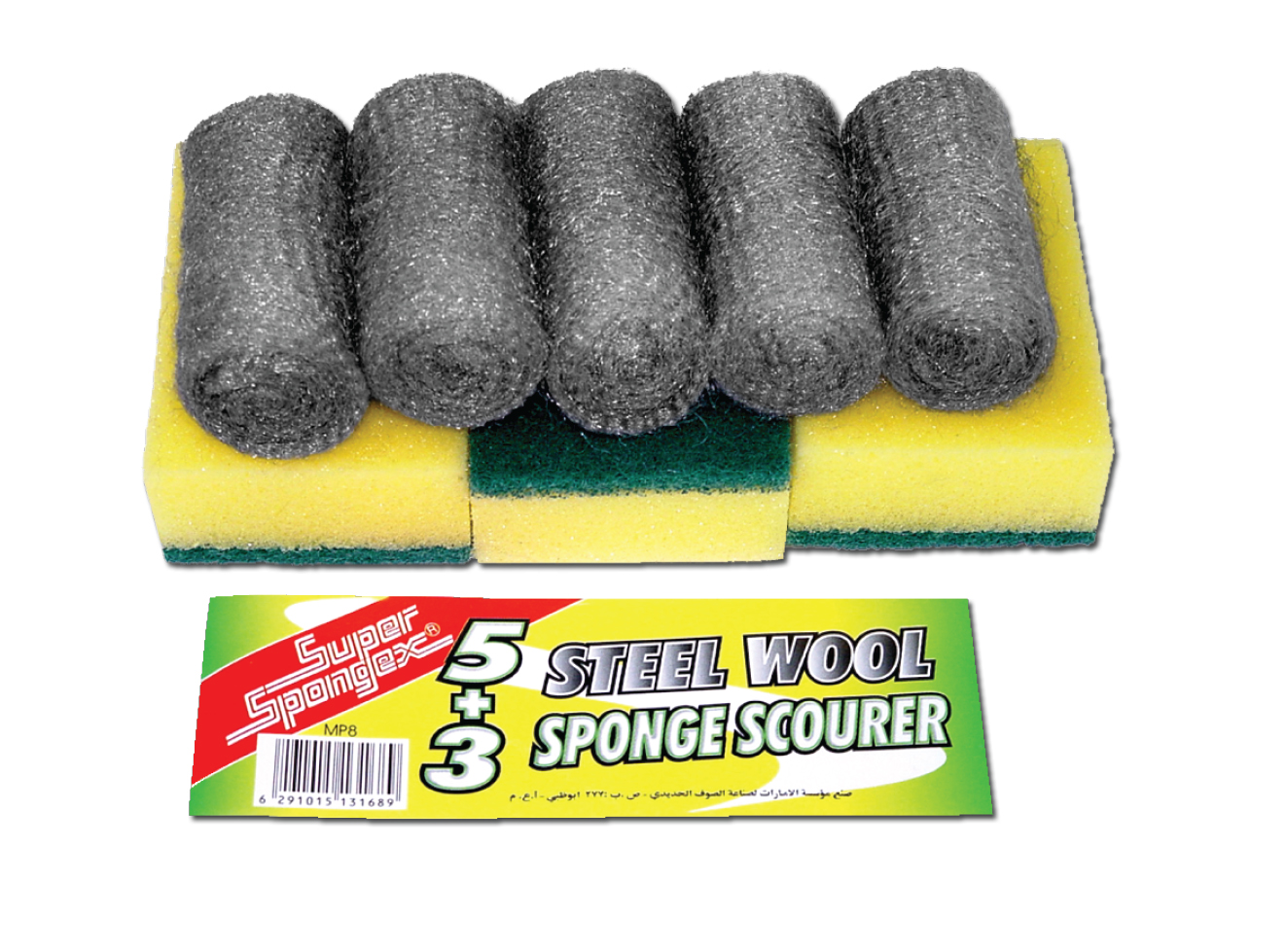Steel Wool + Sponge Scourer