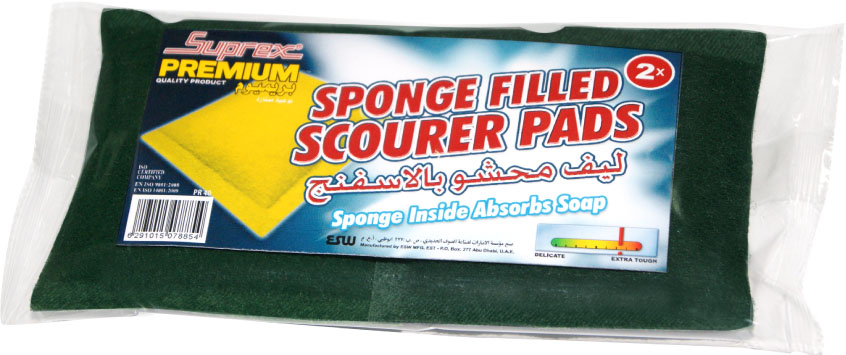 Sponge Filled Scourer Pads