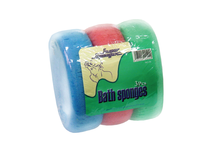 Bath Sponge (Family Pack)-perfectly shaped and fit in hand bath sponge