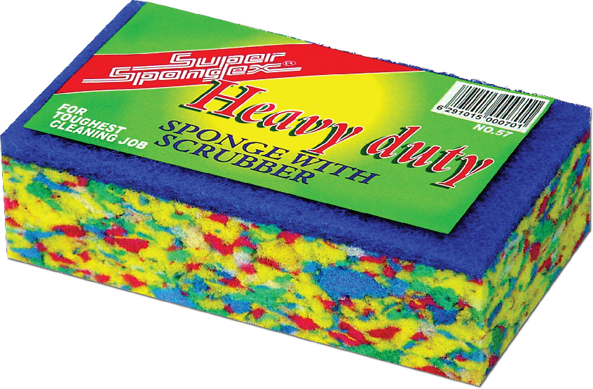 Heavy Duty Sponge Scourer -Multi color Easy to Hold sponge scourer